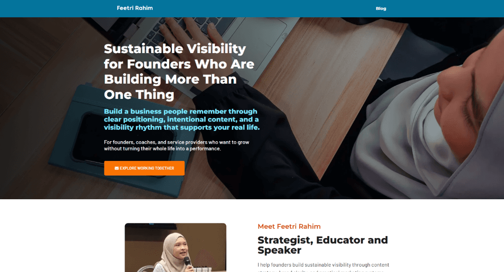 Founder visibility platform